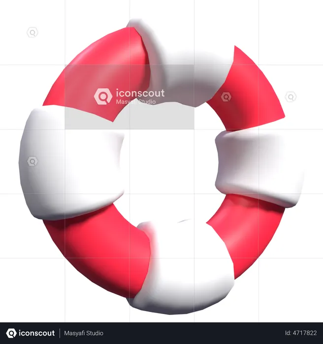 Lifebuoy  3D Illustration