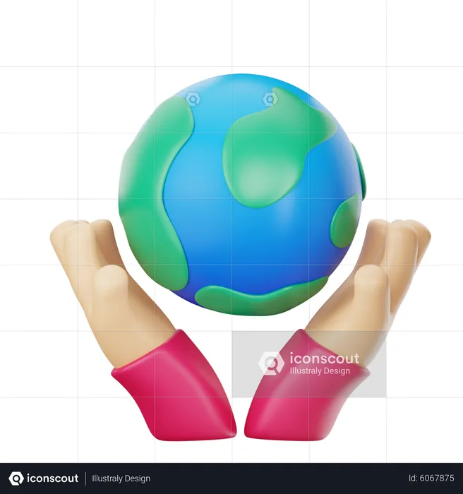 Lift The Earth  3D Icon