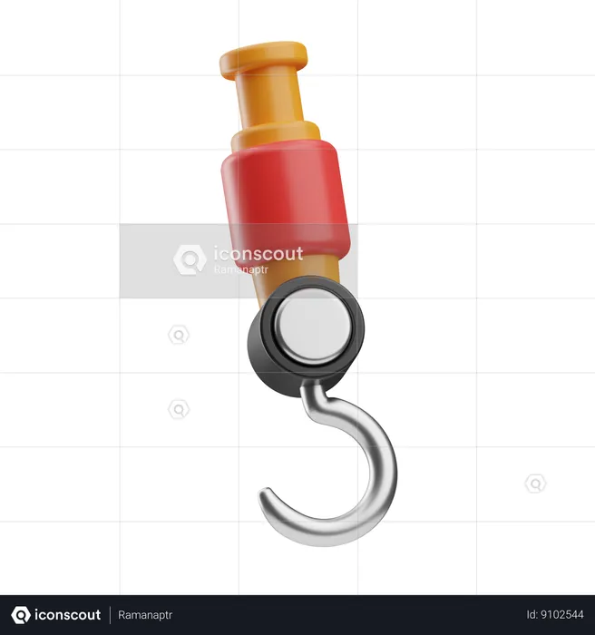 Lifting Hook  3D Icon