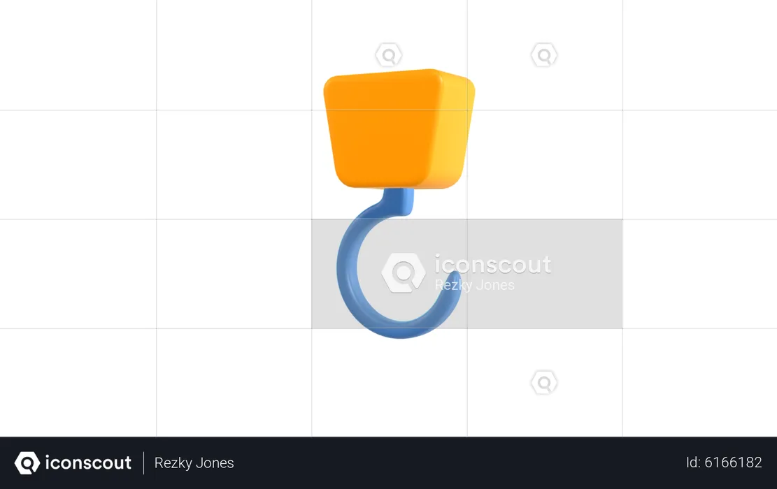 Lifting Hook  3D Icon