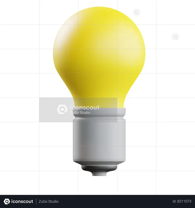 Light Bulb  3D Icon