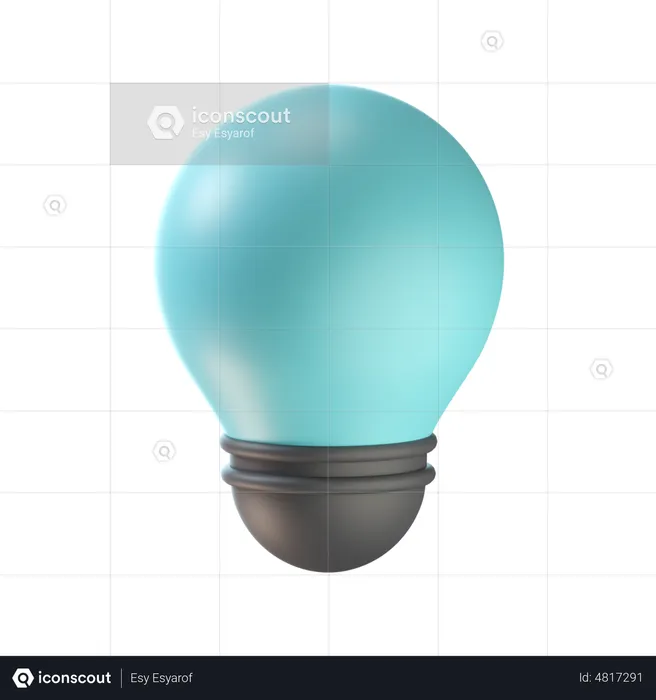 Light Bulb  3D Icon