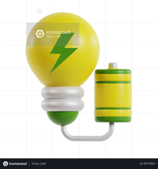 Light Bulb  3D Icon