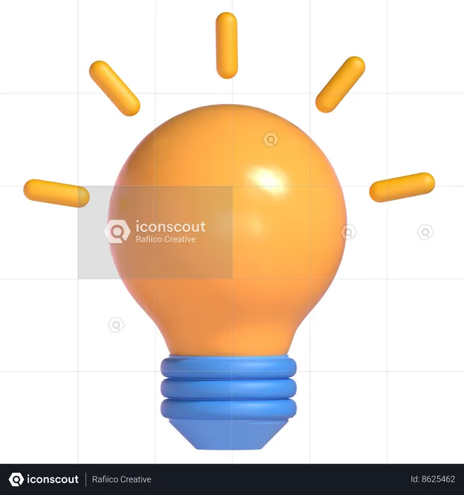 Light Bulb  3D Icon