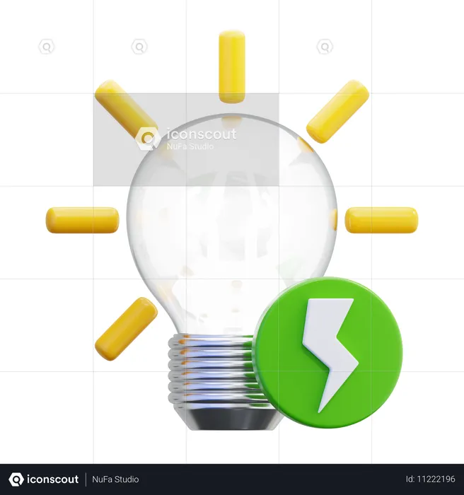 Light Bulb  3D Icon