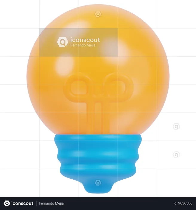 Light Bulb  3D Icon