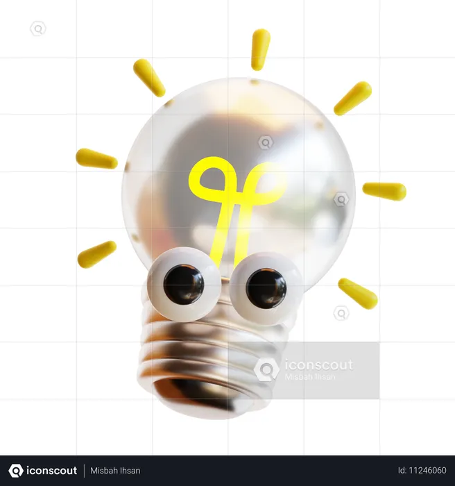 Light Bulb  3D Icon