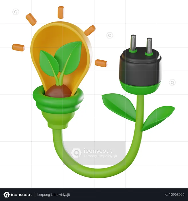 Light Bulb  3D Icon