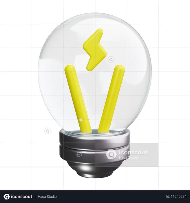 Light Bulb  3D Icon