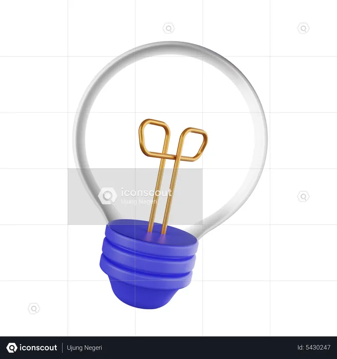 Light Bulb  3D Icon