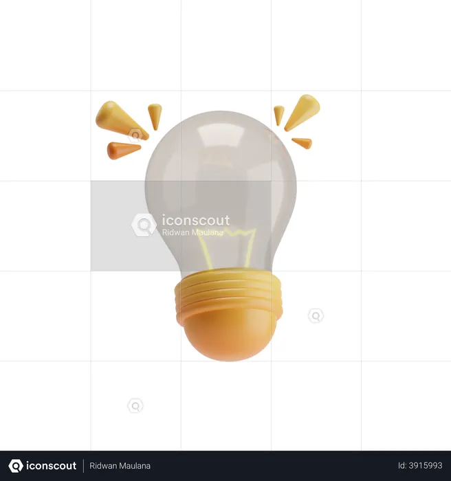 Light Bulb  3D Illustration