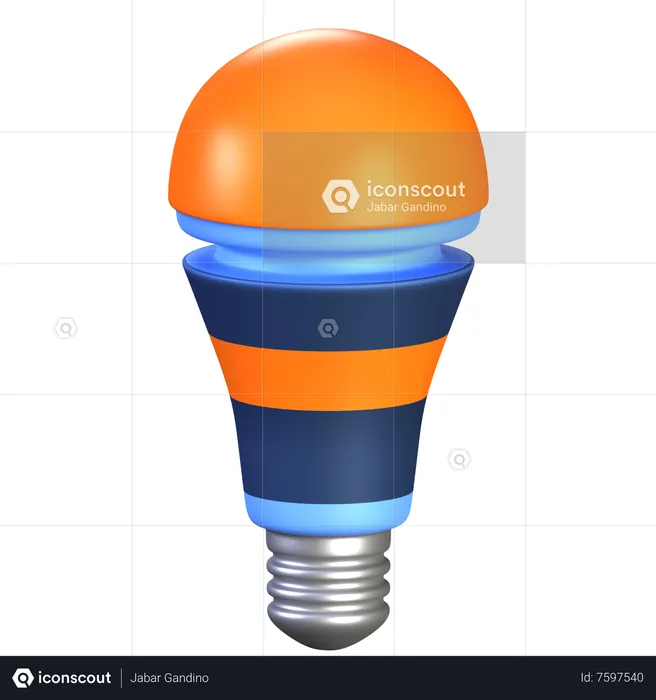 Light bulb  3D Icon