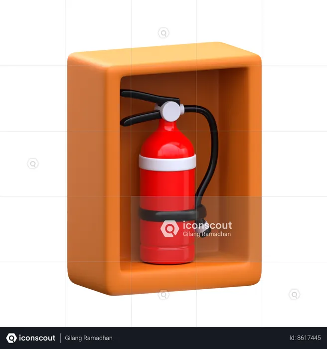 Light Fire Extinguisher  3D Icon