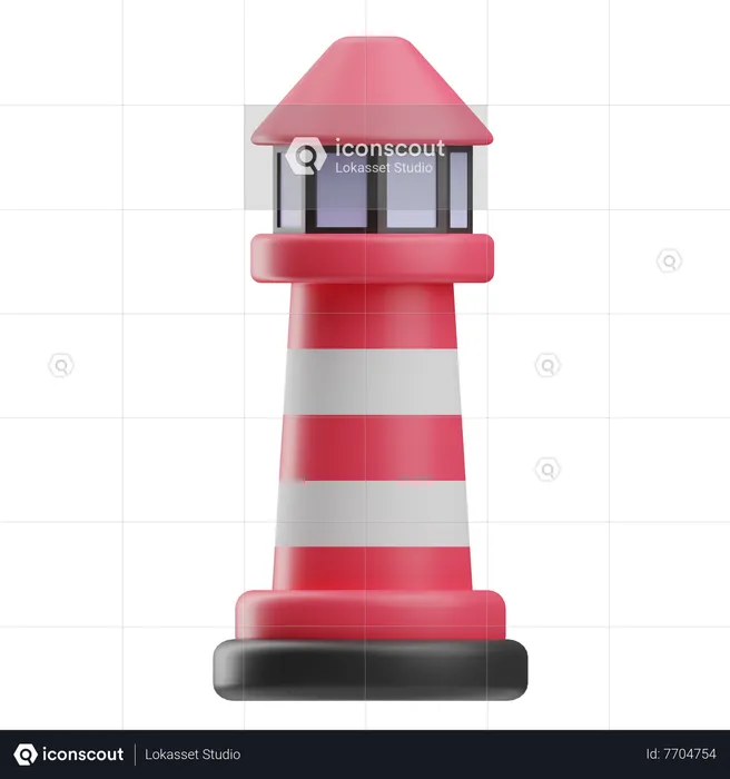 Light House  3D Icon