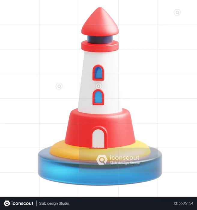 Light House  3D Icon