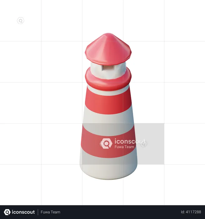 Light House  3D Illustration