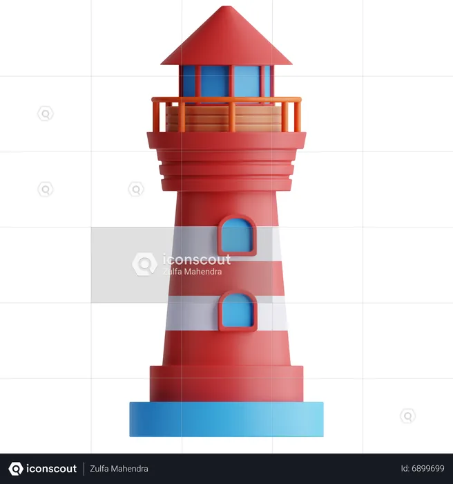 Light House  3D Icon