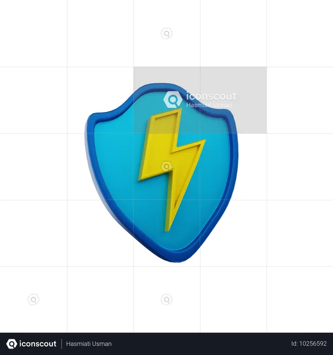 Light Security  3D Icon