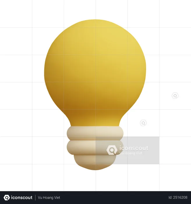 Lightbulb  3D Illustration