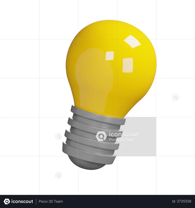 Lightbulb  3D Illustration