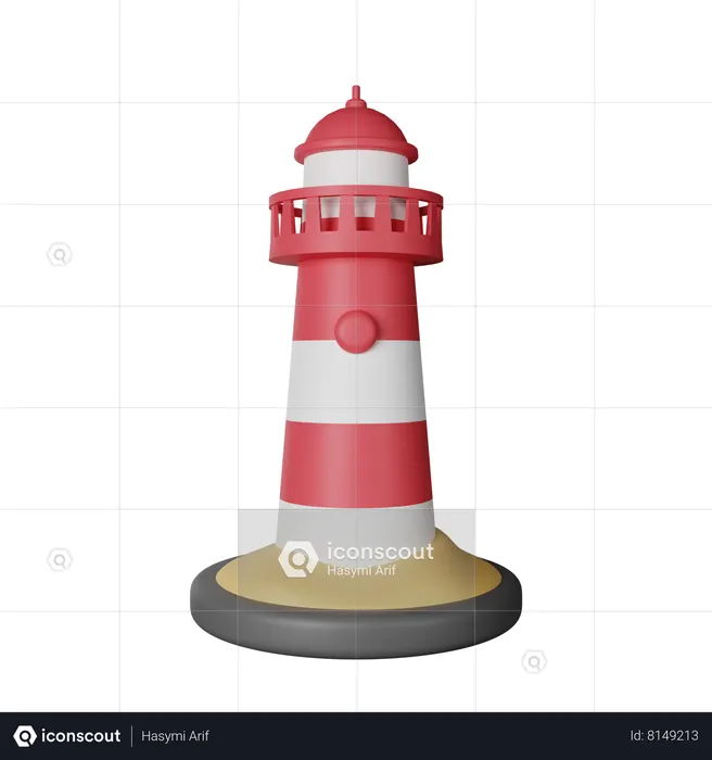 Lighthouse  3D Icon