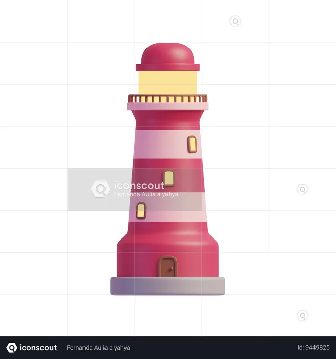 Lighthouse  3D Icon