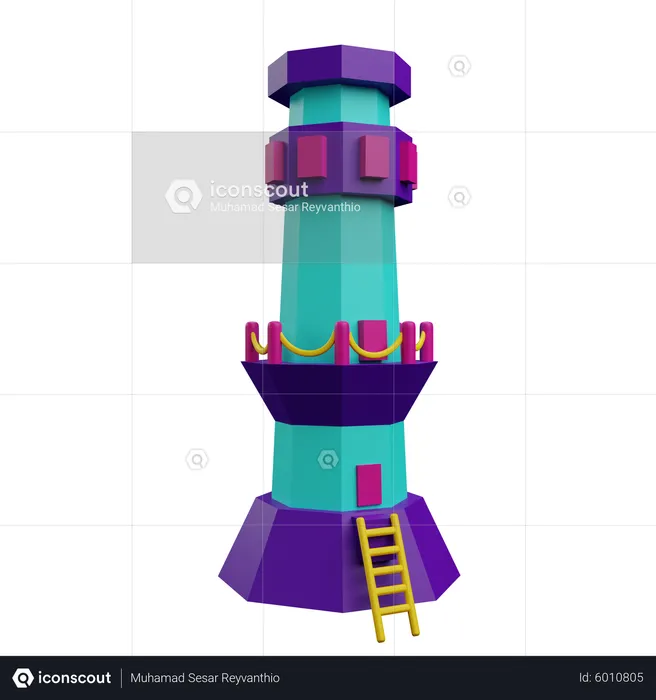 Lighthouse  3D Icon