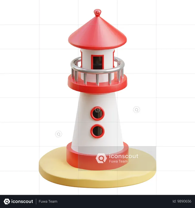 Lighthouse  3D Icon