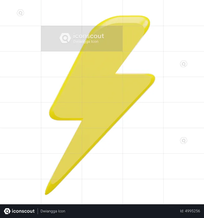 Lightning  3D Icon