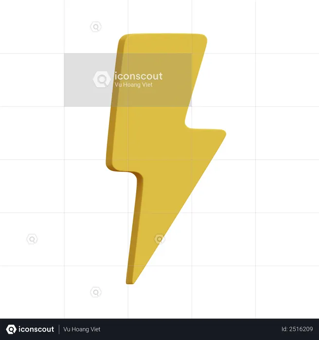 Lightning  3D Illustration