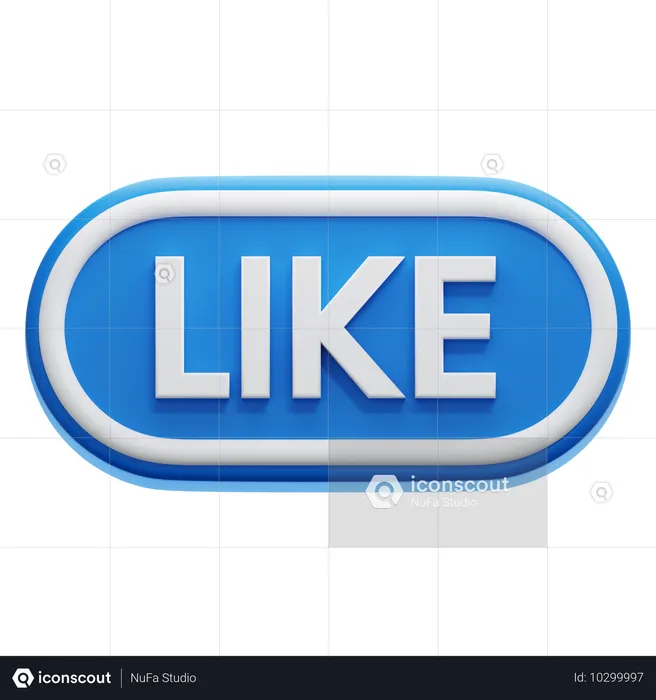 Like Button  3D Icon