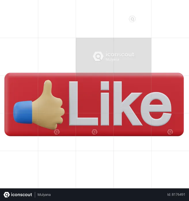 Like Button  3D Icon