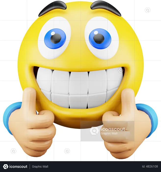 Like Emoji Emoji 3D Icon