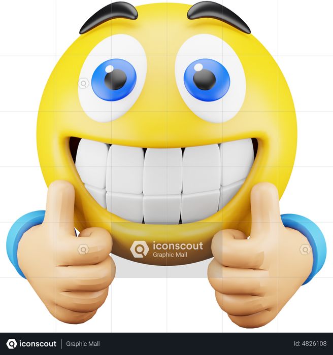 Premium Like Emoji Emoji 3D Icon download in PNG, OBJ or Blend format