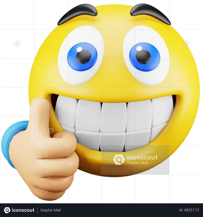 Like Emoji Emoji 3D Icon