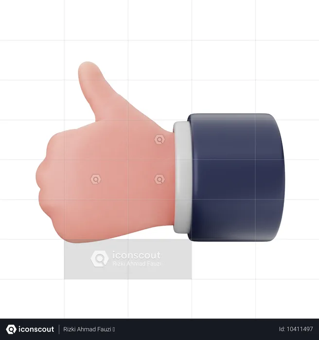 Like Hand Gestures  3D Icon