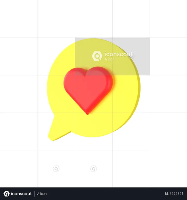 Like notification  3D Icon