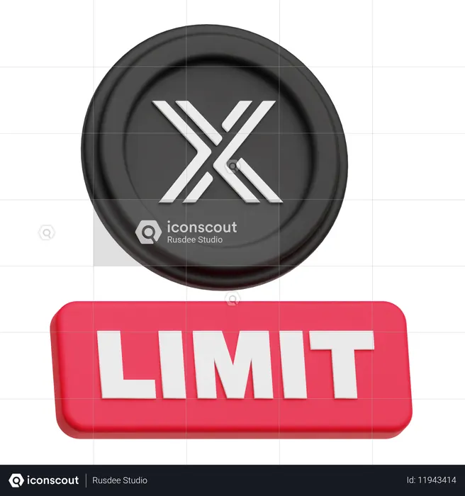 Limite immuable  3D Icon