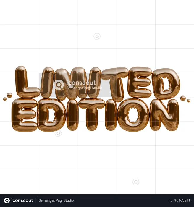 Limited Edition  3D Icon