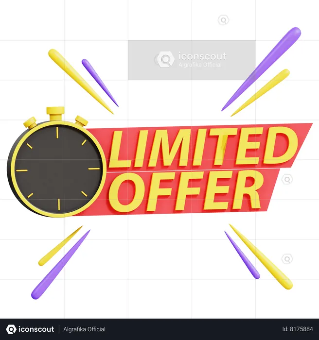 Limited Offer  3D Icon