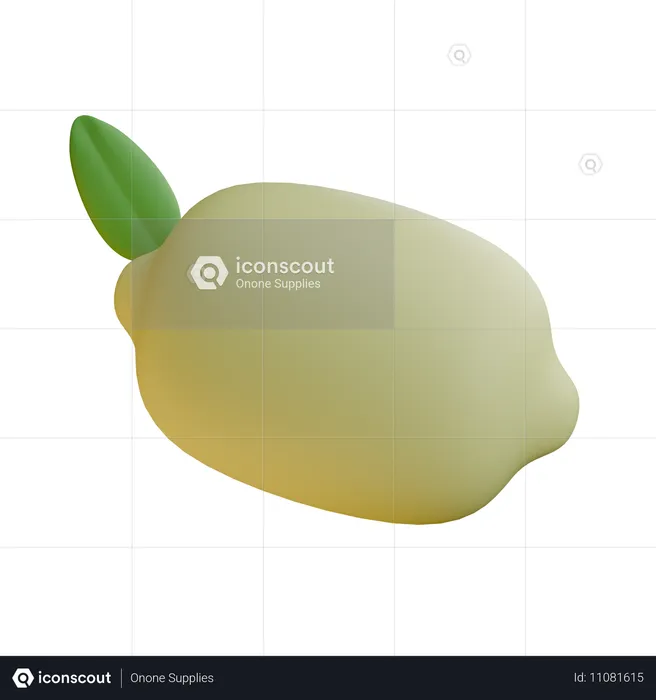 Limón  3D Icon