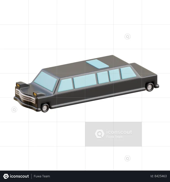 Limousine  3D Icon