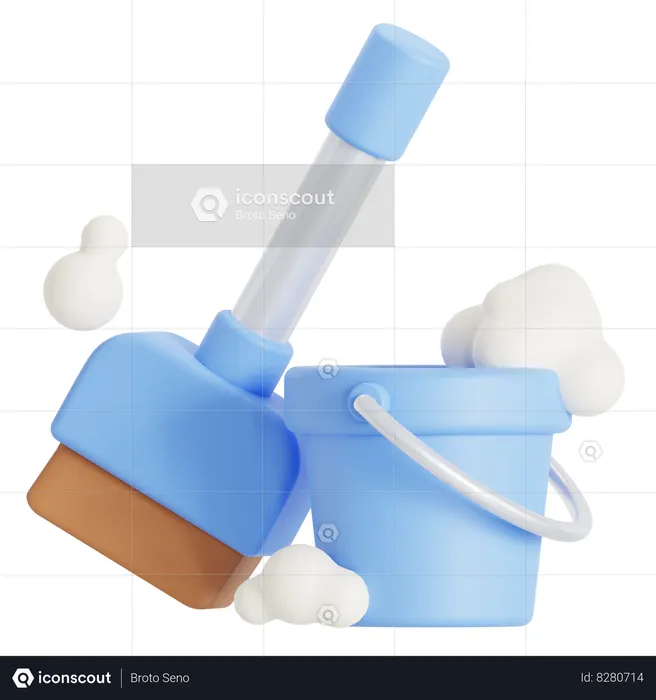 Limpieza  3D Icon