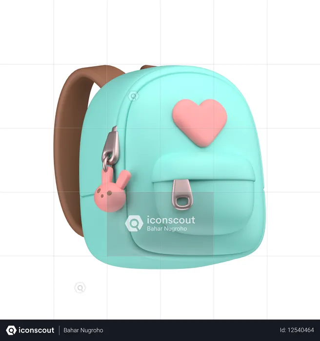 Linda mochila  3D Icon