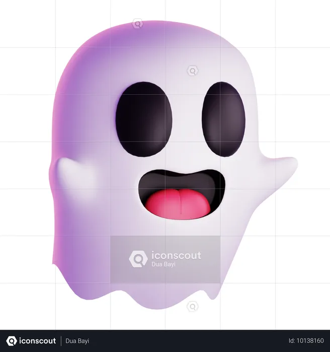 Lindo fantasma  3D Icon