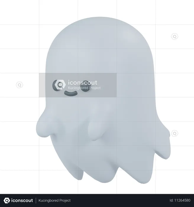 Lindo fantasma  3D Icon