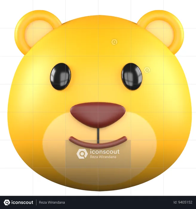 Oso lindo  3D Icon