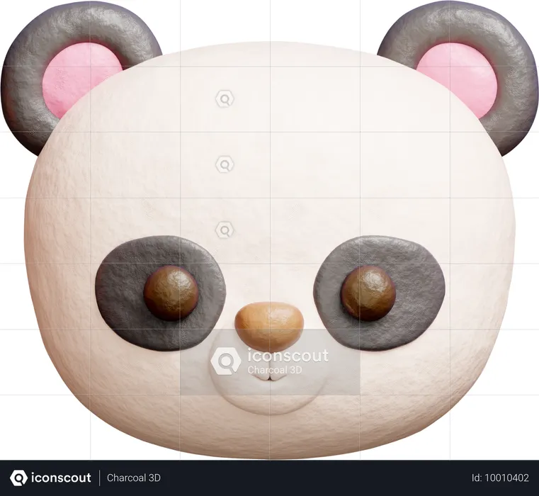 Lindo panda  3D Icon