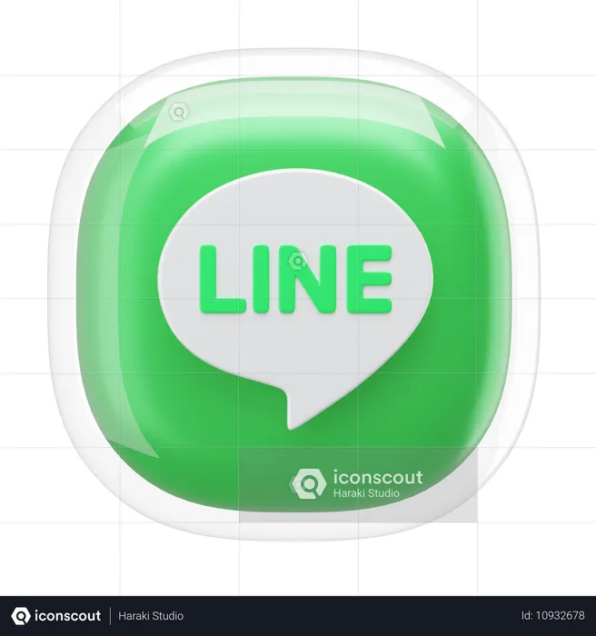 Line Logo 3D Icon