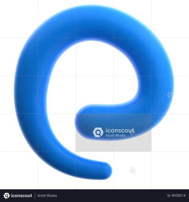 Linea circular  3D Icon